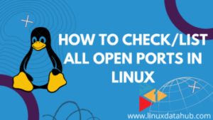 How to Check/List all Open ports in Linux
