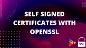 What is Self Signed Certificates ?