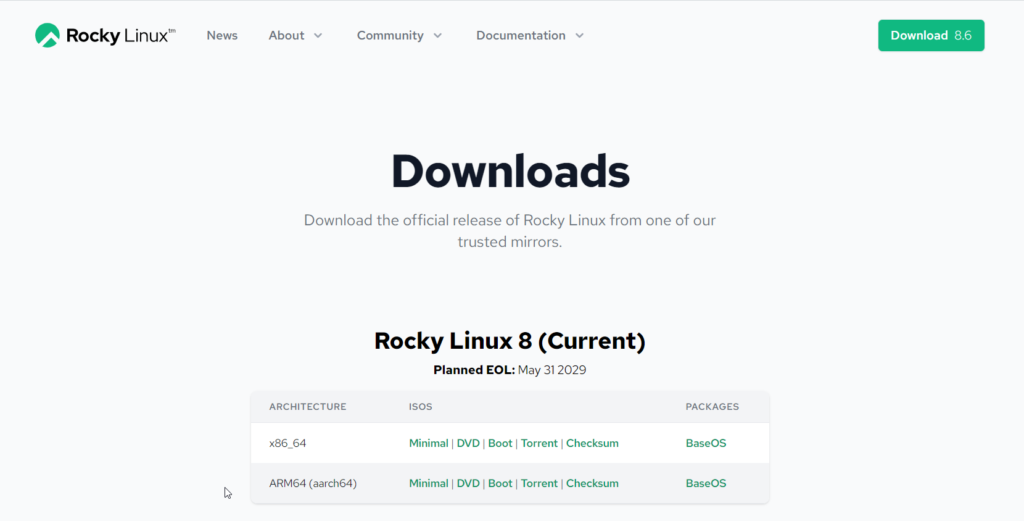 Install Rocky Linux 8 On VirtualBox