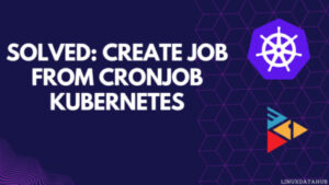[SOLVED]: Kubectl Create job from cronjob Kubernetes